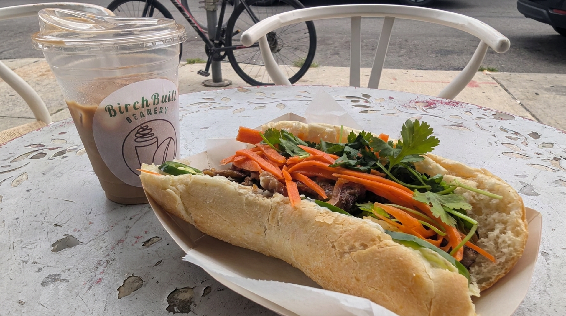 Banh mi on the table